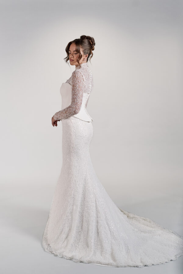 Merenneitomalline hääpuku angela hääpukuliike turku kristi bridal